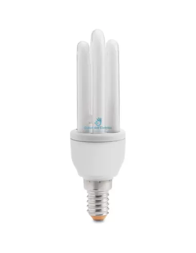 Lampe à économie d'énergie Wiva 11070001 3UT2 2700K 9W E14